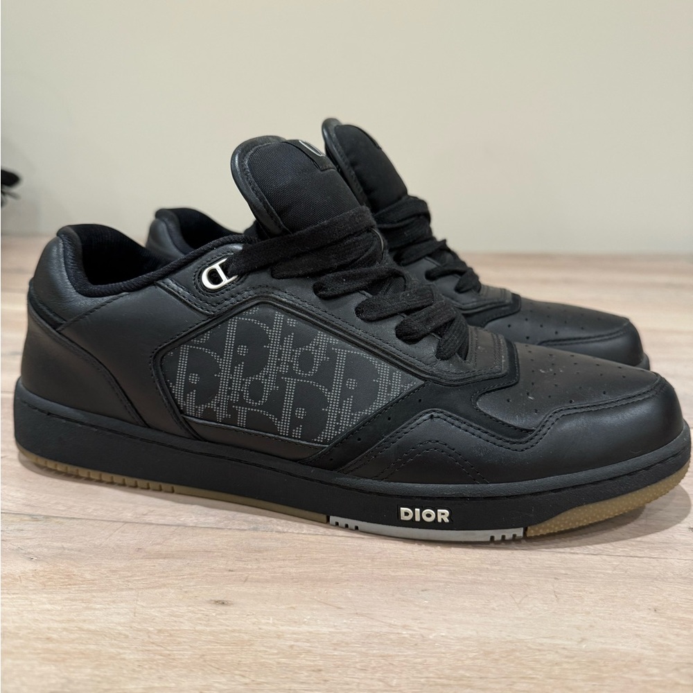 Dior Men's Black and Gray Sneakers